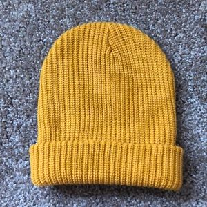 Forever 21 Mustard Beanie